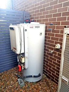 Installation of gas boosted solar water heater