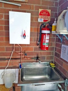 New water filter system installed
